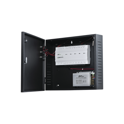 Controlador de Acceso / 2 PUERTAS / Funcion ADMS PUSH Incluida / Alta Seguridad / 3 Años de Garantía / Biometría Integrada / 20,000 Huellas / Software de integración ZKBioCVSecurity