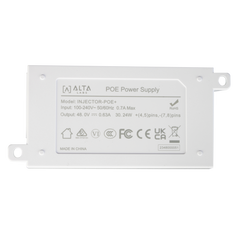 Inyector POE 802.3 af/at (48V 0.6A) /  Para Puntos de Acceso Alta Labs ( O Cualquier Equipo con PoE+) / 2 Puertos 10/100/1000 Mbps / Incluye cable AC