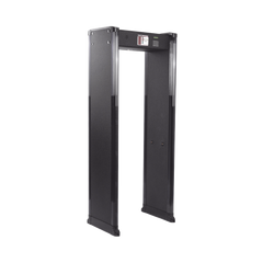 Arco Detector de Metales de 6 Zonas para Intemperie con Anclaje para Fijarse al Piso. Incluye Sensor IR para evitar falsas Alarmas / Certificado por la Administración Federal de Aviación de EE. UU. (FAA)