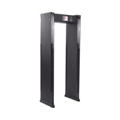 Arco Detector de Metales de 6 Zonas para Intemperie con Anclaje para Fijarse al Piso. Incluye Sensor IR para evitar falsas Alarmas / Certificado por la Administración Federal de Aviación de EE. UU. (FAA)