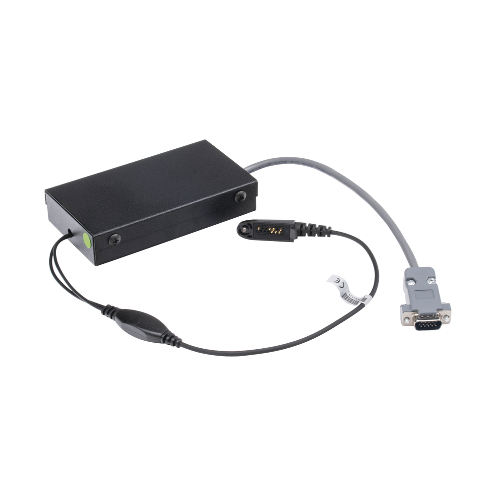 Interfaz de conexión para radio Kenwood y sistemas PoC / Compatible con radio TE320 / Gabinete metálico / Conector DB15