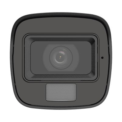 [Dual Light] Bala IP 2 Megapixel (1080p) / Lente 2.8 mm / Ángulo de visión 101° / 20 mts IR + 15 mts Luz Blanca / Micrófono Integrado / ACUSENSE Lite / Exterior IP67 / PoE / dWDR / H.265+ / ONVIF