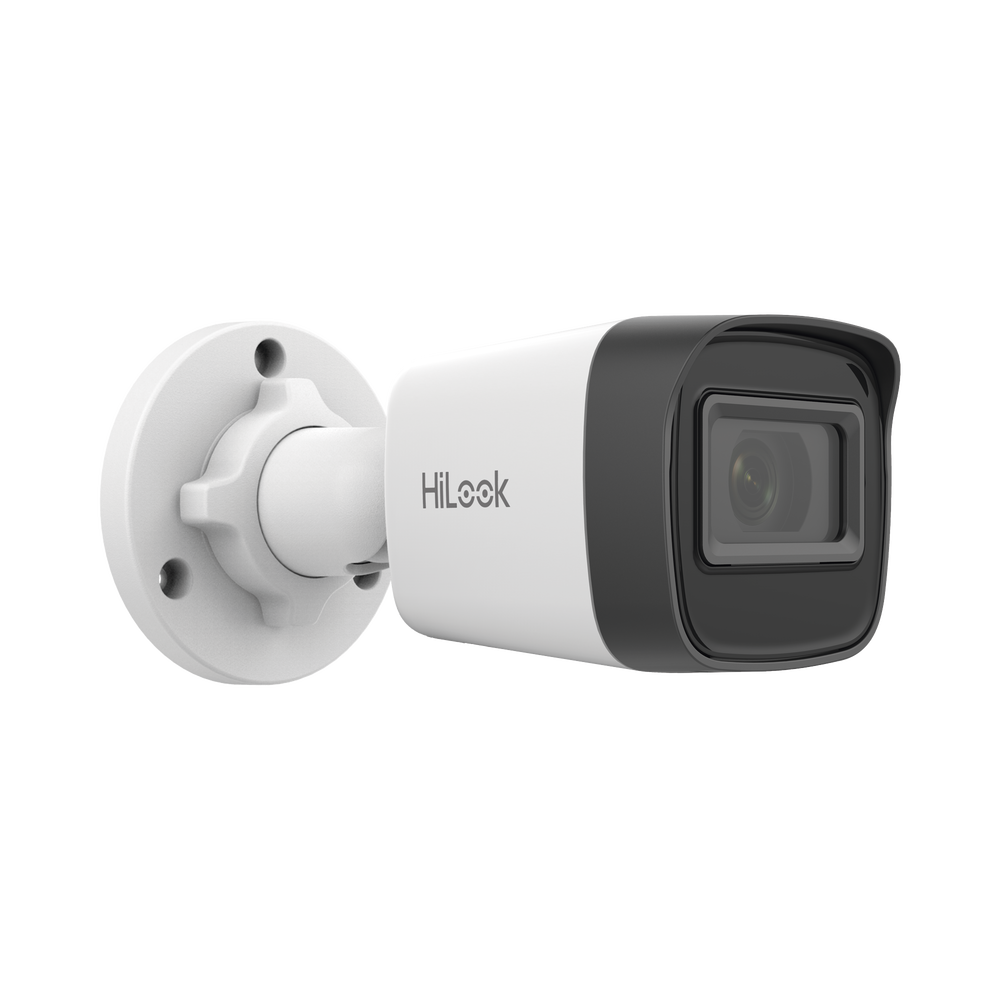 HiLook Series / Bala IP 2 Megapixel (1080p) / Lente 2.8 mm / 20 mts IR / Exterior IP67 / PoE / dWDR / H.265+ / ONVIF
