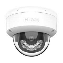 [Dual Light] Domo IP de 2 Megapixel (1080p) / Lente 2.8 mm / 20 mts IR + 15 mts Luz Blanca / Micrófono Integrado / ACUSENSE Lite / Uso en interior / PoE / dWDR / H.265+ / ONVIF