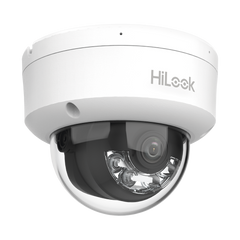 [Dual Light] Domo IP de 2 Megapixel (1080p) / Lente 2.8 mm / 20 mts IR + 15 mts Luz Blanca / Micrófono Integrado / ACUSENSE Lite / Uso en interior / PoE / dWDR / H.265+ / ONVIF