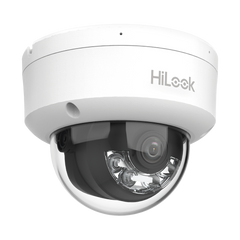[Dual Light] HiLook Series / Domo IP de 4 Megapixel / Uso en interior / Lente 2.8 mm / 20 mts IR + 20 mts Luz Blanca / Micrófono Integrado / ACUSENSE Lite / PoE / dWDR / H.265+ / ONVIF