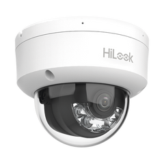 [Dual Light] HiLook Series / Domo IP de 4 Megapixel / Uso en interior / Lente 2.8 mm / 20 mts IR + 20 mts Luz Blanca / Micrófono Integrado / ACUSENSE Lite / PoE / dWDR / H.265+ / ONVIF