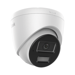 [Dual Light] Turret IP de 2 Megapixel   / Lente 2.8 mm /  Ángulo de visión 101° / 20 mts IR + 15 mts Luz Blanca / Micrófono Integrado / ACUSENSE Lite /  Exterior IP67 / PoE / dWDR / H.265+ / ONVIF