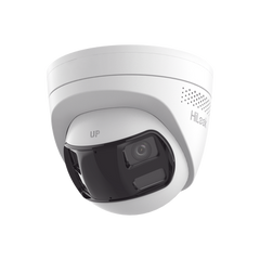 [Dual Light] Turret IP 6 Megapixel / Imagen Panorámica 180°/ PoE / Micrófono y Bocina Integrado / Exterior IP67 / Audio Bidireccional / Alarma Visual y Auditiva Integrada / Smart Supplement Light / Micro SD 512 GB