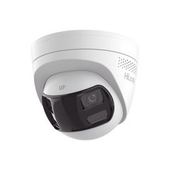 [Dual Light] Turret IP 8 Megapixel / Imagen Panorámica 180°/ PoE / Micrófono y Bocina Integrado / Exterior IP67 / Audio Bidireccional / Alarma Visual y Auditiva Integrada / Smart Supplement Light / Micro SD 512 GB
