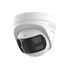 [Dual Light] Turret IP 8 Megapixel / Imagen Panorámica 180°/ PoE / Micrófono y Bocina Integrado / Exterior IP67 / Audio Bidireccional / Alarma Visual y Auditiva Integrada / Smart Supplement Light / Micro SD 512 GB