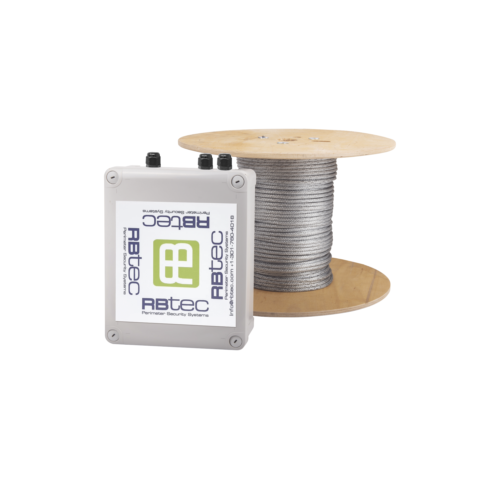 Kit de Cable Sensor Para Cercas Ciclónicas IRONCLAD / 305 METROS / 1 ZONA / Sin Falsas Alarmas por Viento / TODO Incluido/TARJETA LPU400/ Calibración por Software