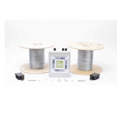 Kit de Cable Sensor Para Cerca Ciclonica IRONCLAD / 150 METROS / 2 ZONAS; 75 METROS POR ZONA / Sin Falsas Alarmas por Viento / TODO Incluido/TARJETA LPU400/ Calibración por Software