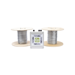 Kit de Cable Sensor Para Cerca Ciclonica IRONCLAD / 150 METROS / 2 ZONAS; 75 METROS POR ZONA / Sin Falsas Alarmas por Viento / TODO Incluido/TARJETA LPU400/ Calibración por Software