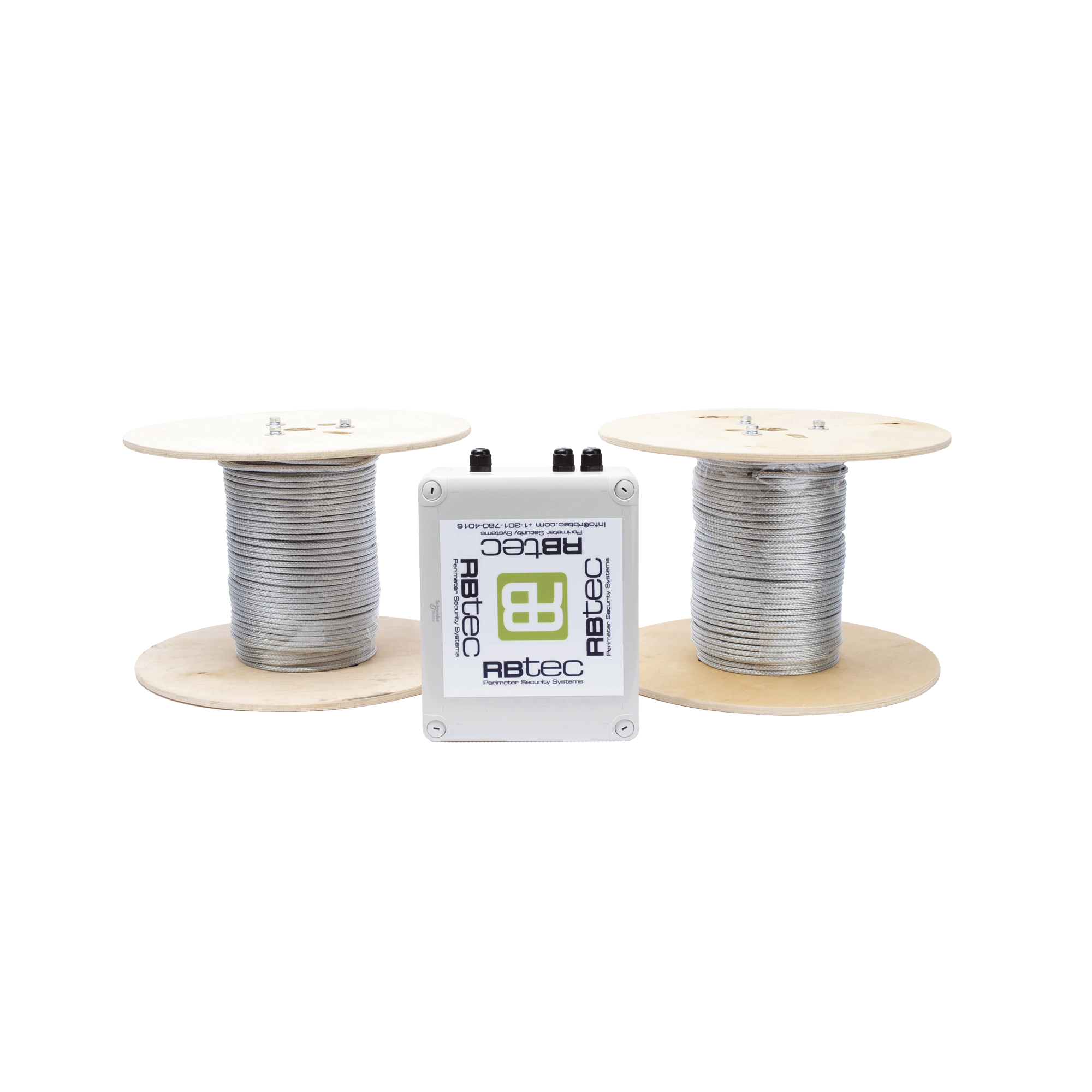 Kit de Cable Sensor Perimetral Para Cercas Ciclonicas IRONCLAD/ 305 METROS / 2 ZONAS; 152 METROS POR ZONA / Sin Falsas Alarmas por Viento / TODO Incluido TARJETA LPU400/ Calibración por Software