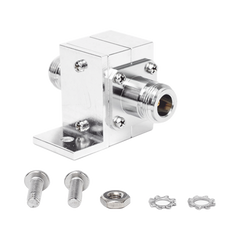 Protector Coaxial RF / 125-1000 MHz / 50 Ω / Conectores N Hembra / Ceja Lateral / 50 kA