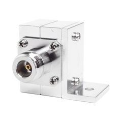 Protector Coaxial RF / 125-1000 MHz / 50 Ω / Conectores N Hembra / Ceja Lateral / 50 kA