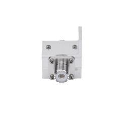 Protector RF Coaxial Contra Descargas Atmosféricas Para 1.5 a 700 MHz Con Ceja Lateral y Conectores UHF Hembra