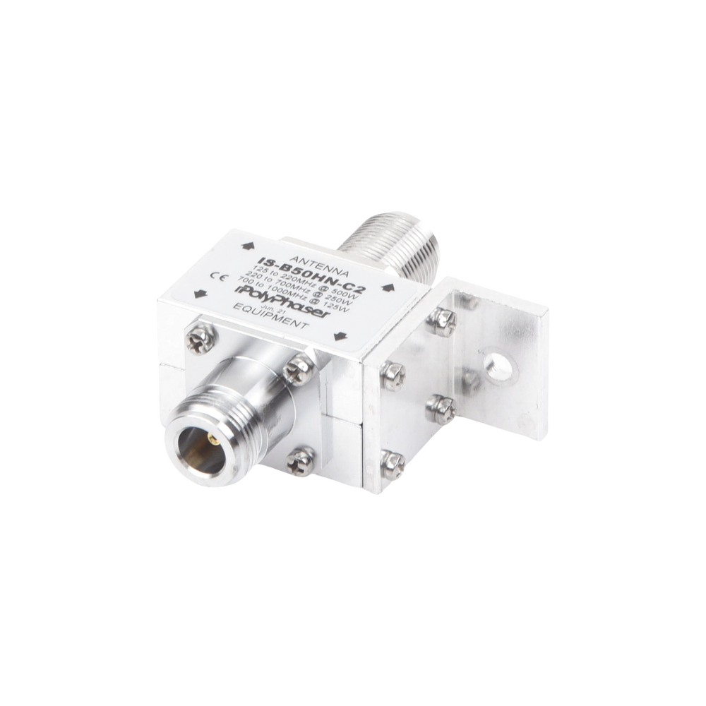 Protector Coaxial RF / 125-1000 MHz / 50 &Omega; / Conectores N Hembra / Ceja Frontal / 500W