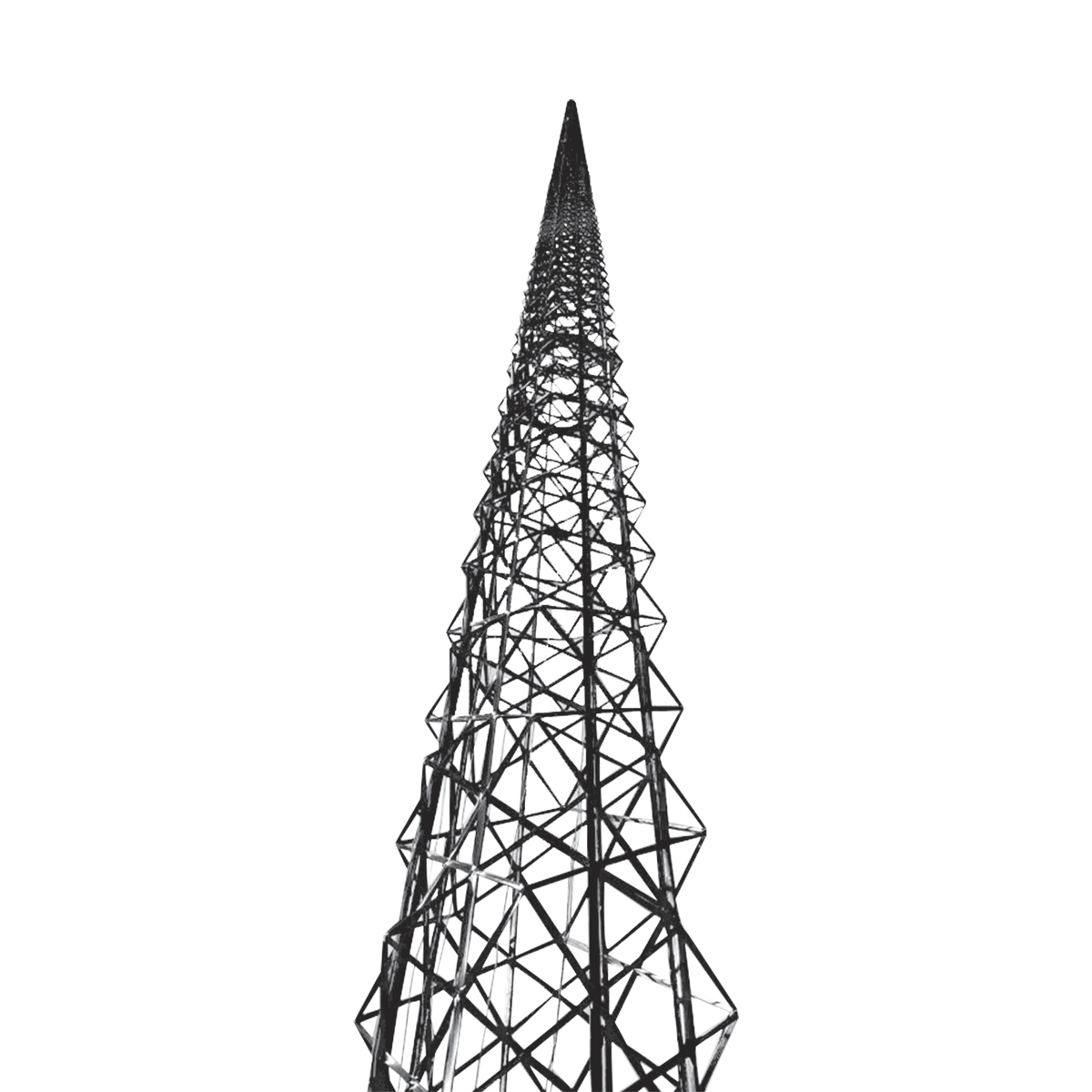 Torre de Fibra de Carbono 18.3 metros (60 pies) Autosoportada- ULTRA LIGERA.
