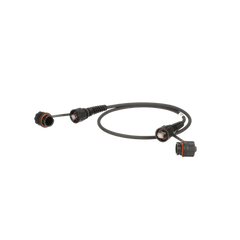 Patch Cord Cat6A IndustrialNet, Blindado S/FTP, Con Plug Industrial y Tapa en Cada Extremo, 1 Metro (3.28 Pies)