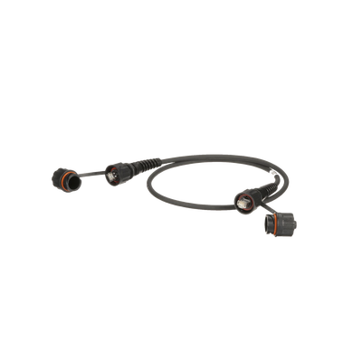 Patch Cord Cat6A IndustrialNet, Blindado S/FTP, Con Plug Industrial y Tapa en Cada Extremo, 1 Metro