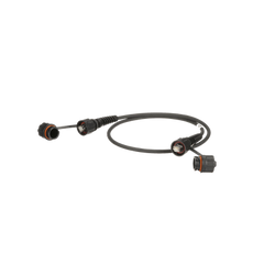 Patch Cord Cat6A IndustrialNet, Blindado S/FTP, Con Plug Industrial y Tapa en Cada Extremo, 3 Metros