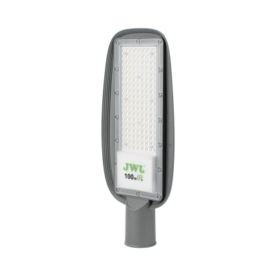 Luminaria LED  de 100 W / 100 - 265 V CA~50/60 Hz / Fotocelda  / Color Blanco/ Dimensiones 200 x 465 x 78 mm / Ángulo de Luz 135°.