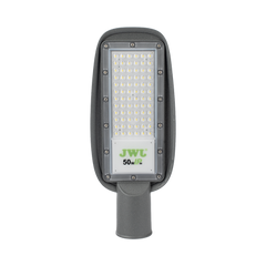 Luminaria LED de 50 W/ 100 - 265 V CA ~50/60 Hz / Fotocelda / Color Blanco/ Dimensiones 160 x 390 x 78 mm / Ángulo de Luz 135°.