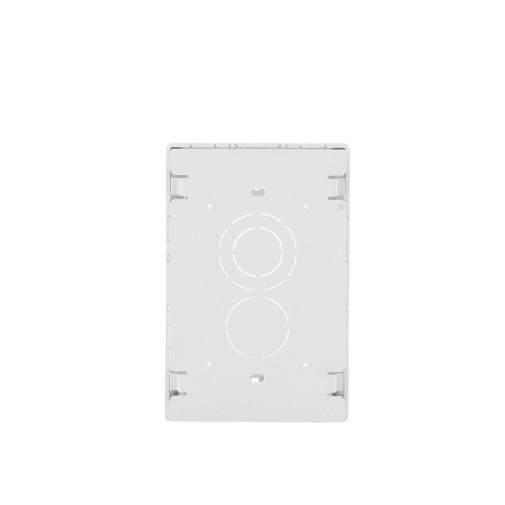 Caja de Pared Superficial, Uso Universal con Placas de Pared, con Cinta Adhesiva, Color Blanco