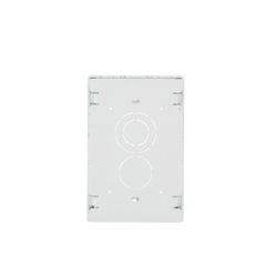 Caja de Pared Superficial, Uso Universal con Placas de Pared, con Cinta Adhesiva, Color Blanco