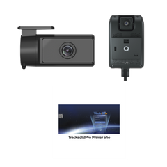 KIT Dashcam con sistema de control ADAS (asistencia de manejo) y Camara de cabina (CI03) / Multiples alarmas /Comunicación dos vías / ideal para flotas vehiculares / Facil instalacio / Incluye primer año de plataforma TrackSolidPro