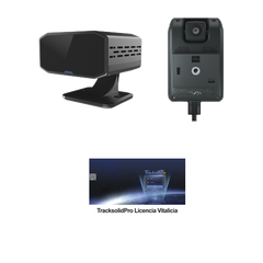 KIT Dashcam con sistema de control ADAS (asistencia de manejo) y Camara DMS con IA (JC170) / Multiples alarmas /Comunicación dos vías / ideal para flotas vehiculares / Facil instalacio / Incluye licencia vitalicia plataforma TrackSolidPro