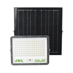 Reflector de 200 W con Panel Solar  /  Batería 3.2  V CD / T.C.C. 6 500 K / IP65.