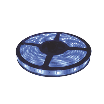 Tira Led de 5 m / Color Azul / Uso Interior / Potencia 22 W / 900 lm/ 12 V CD / IP 20.