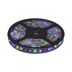 Tira Led  Multicolor de 5 m / Uso Interior / Potencia 22 W / 900 lm/ 12 V CD / IP 20 / Necesario transformador (no incluido)