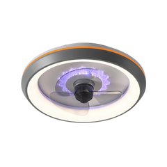 Ventilador de Techo con Luminario LED de  110 V CA 50/60 Hz /  88 W /4500 Lm / 6500 - 4 000 - 2 700 K /6 Tonos de Luz / 500 mm / 6 Velocidades / Dimeable.