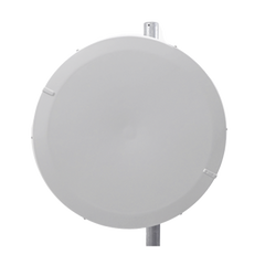 Antena Direccional de Alto Rendimiento/ Parábola profunda para mayor aislamiento al ruido / 29 dBi / 4.9 - 6.4 GHz / Conector de guía de onda para radios B5x y C5x / Fácil Montaje y Soporte de acero inoxidable / Radomo Incluido