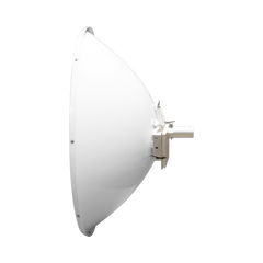 Antena Direccional de Alto Rendimiento/ Parábola profunda para mayor aislamiento al ruido  / 3 ft / 4.9 a 6.1 GHz / Ganancia de 32.1 ± 1 dBi / Soporte de acero inoxidable / polaridad en 90 ° y 45 ° / Incluye montaje.