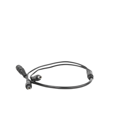 Cable con conector Jack hembra 3.5 mm con 2 salidas de Jack macho