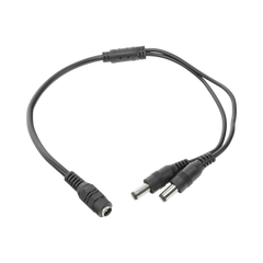 Cable con conector Jack hembra 3.5 mm con 2 salidas de Jack macho