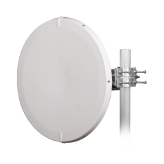 Antena Direccional de Alto Rendimiento / 30.5 ± 1 dBi / 2 ft / 5.9-7.125 GHz / Conectores RP-SMA / Alto Aislamiento al Ruido / Fácil Montaje y herraje de acero inoxidable /  Radomo Incluido