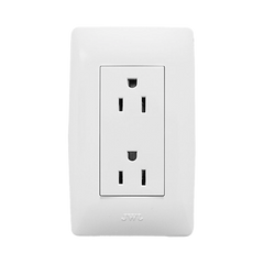 Contacto Dúplex de 127 V~60 Hz 15 A / Color Blanco.