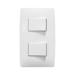 Apagador Escalera Doble de 127 V~60 Hz 10 A/ Color Blanco.