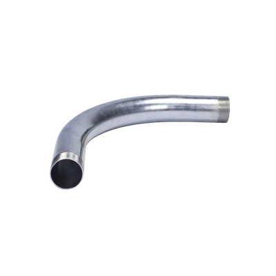 Curva/Codo de 90° de 3/4" (19mm) pared gruesa con rosca galvanizado etiqueta amarilla