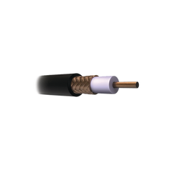 CABLE COAXIAL RG11/U, 305 MTS, BOBINA DE 305 MTS COLOR NEGRO, AWG 14 AISLAMIENTO ESPUMADO, BLINDAJE DE ALUMINIO AL 60%, APLICACION INTEMPERIE PARA VIDEO VIGILANCIA