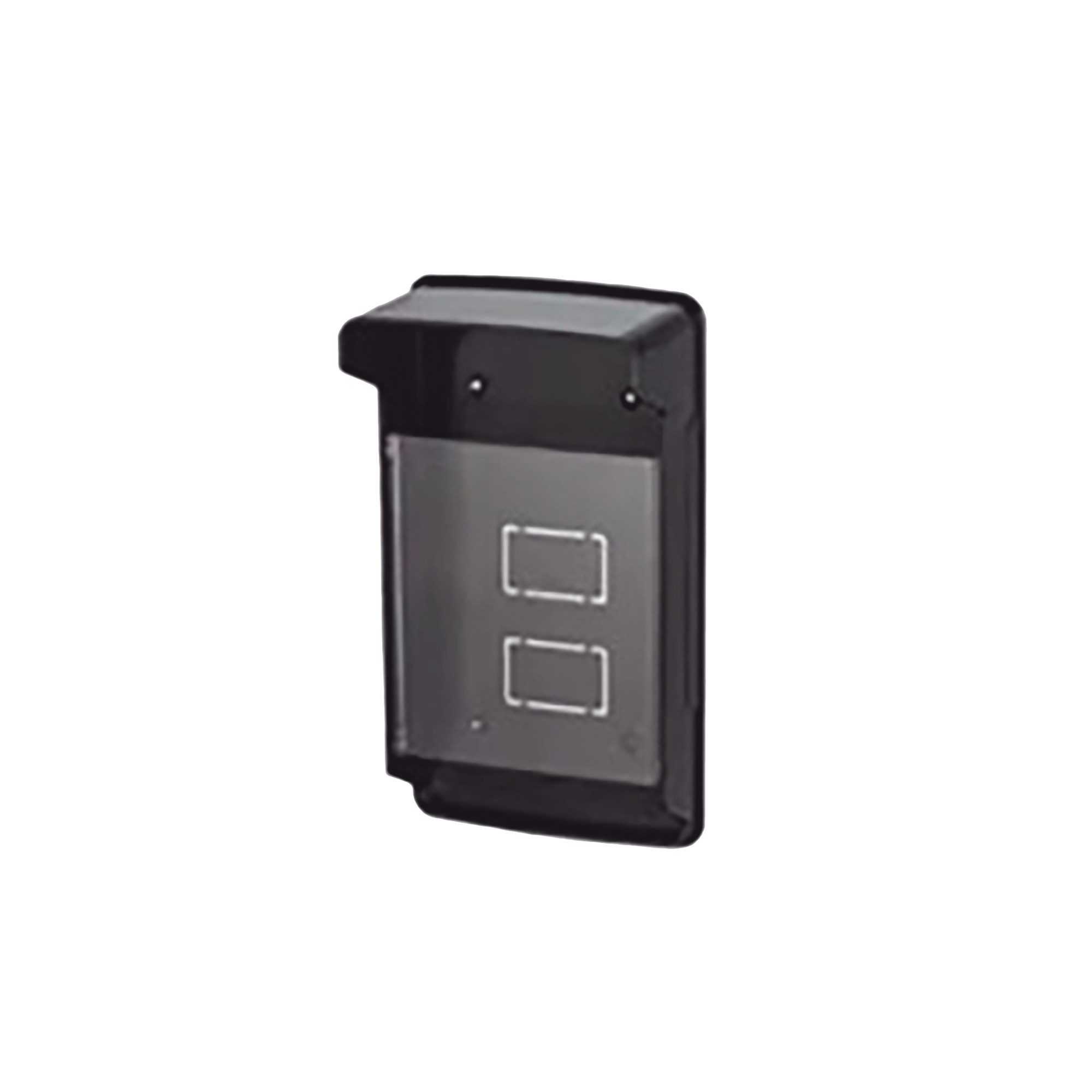 Carcasa Protectora Universal Color Negro con Tapadera de Acrílico / Medidas 245 × 143 × 83 mm / Compatible con Múltiples Modelos de Control de Acceso