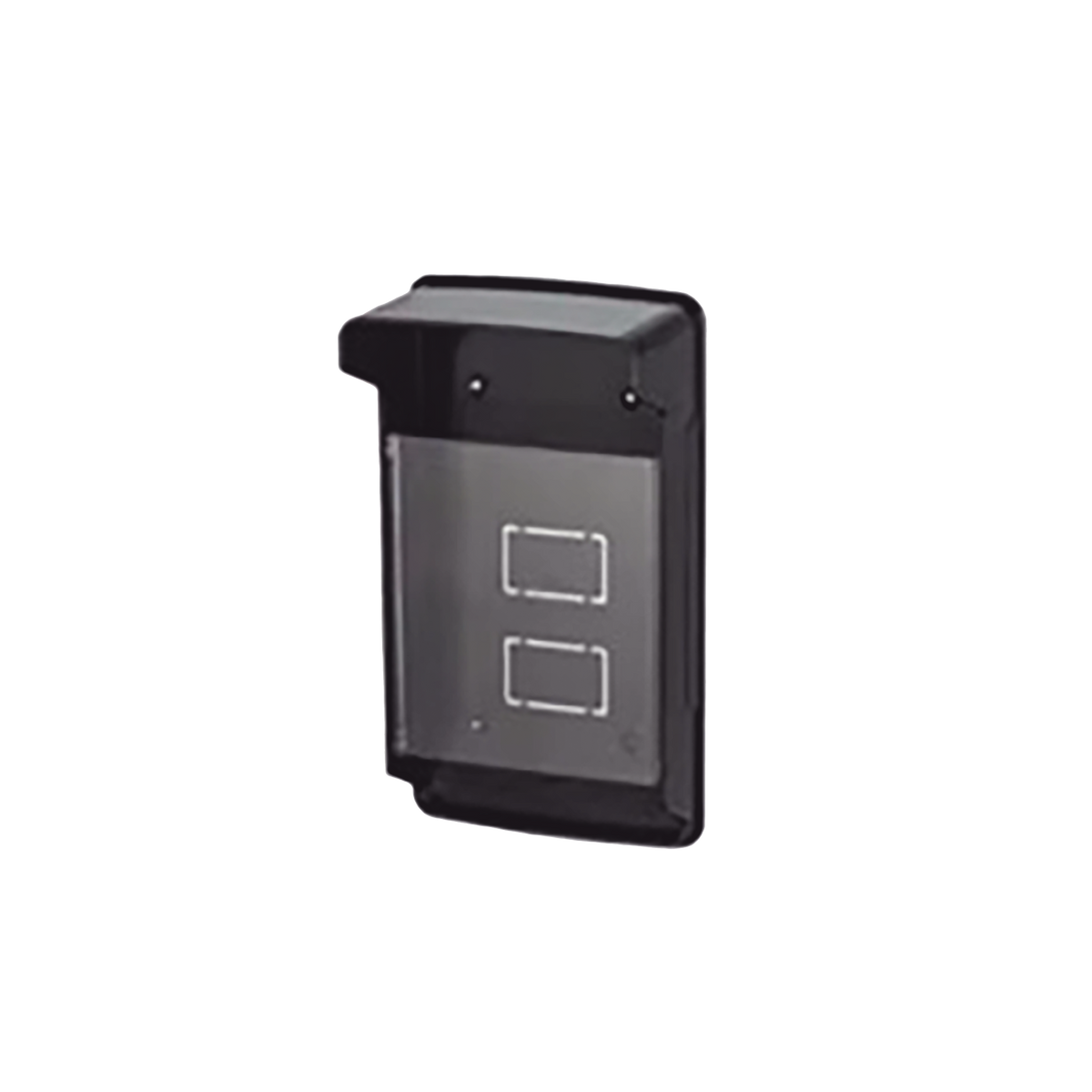 Carcasa Protectora Universal Color Negro con Tapadera de Acrílico / Medidas 245 × 143 × 83 mm / Compatible con Múltiples Modelos de Control de Acceso