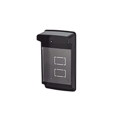 Cubierta o Housing Color Negro Para dispositivos de Control de Acceso / Medidas 245 x 82 x 142 mm / Compatible con Teclados, Videoporteros, Biométricos, Etc.