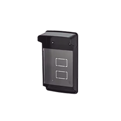 Cubierta o Housing Color Negro Para dispositivos de Control de Acceso / Medidas 245 x 82 x 142 mm / Compatible con Teclados, Videoporteros, Biométricos, Etc.